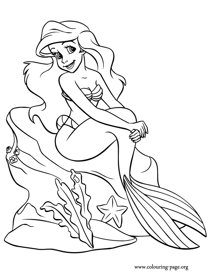 coloring ariel little mermaid printable mermaid coloring pages for kids cool2bkids ariel little mermaid coloring 