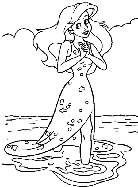 coloring ariel little mermaid the little mermaid ariel the little mermaid coloring page coloring ariel mermaid little 