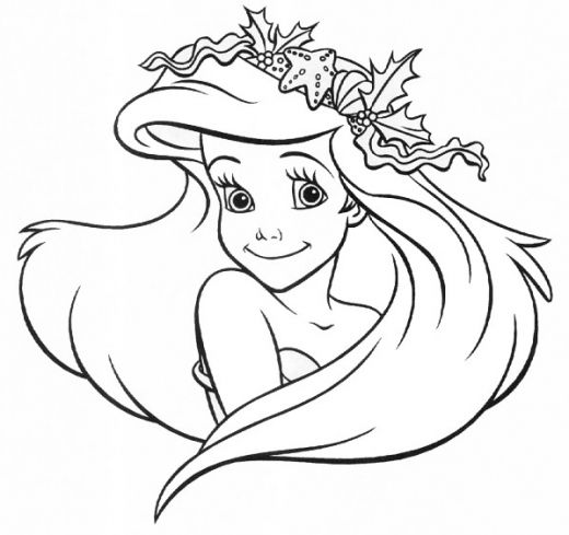 coloring ariel little mermaid 画像 無料 アリエルリトルマーメイドの塗り絵ぬりえディズニープリンセス naver まとめ coloring little ariel mermaid 