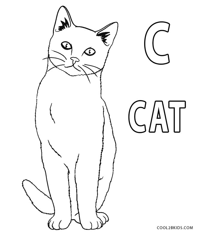 coloring book cat free printable cat coloring pages for kids cool2bkids coloring book cat 1 1