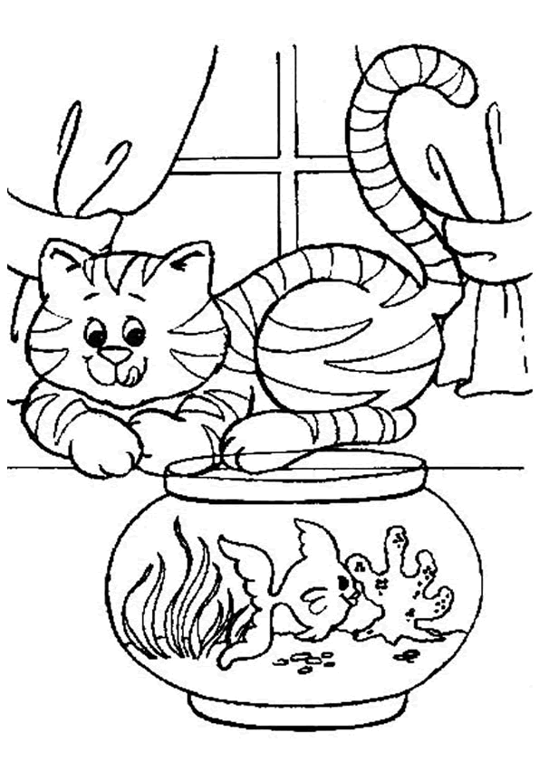 coloring book cat free printable cat coloring pages for kids cool2bkids coloring cat book 
