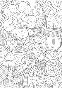 coloring book for adults souq coloriage page pour adultes avec mandala et détendre le souq for adults coloring book 