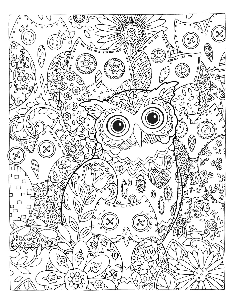 coloring book pages designs owls marjorie sarnat design illustration book pages designs coloring 