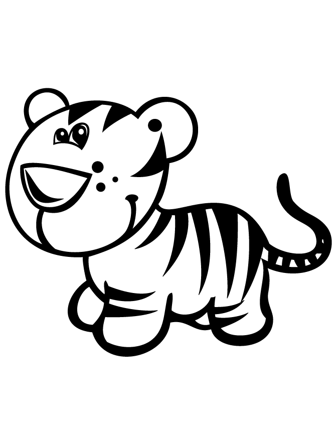 coloring book tiger cartoon pictures of tigers clipartsco coloring tiger book 
