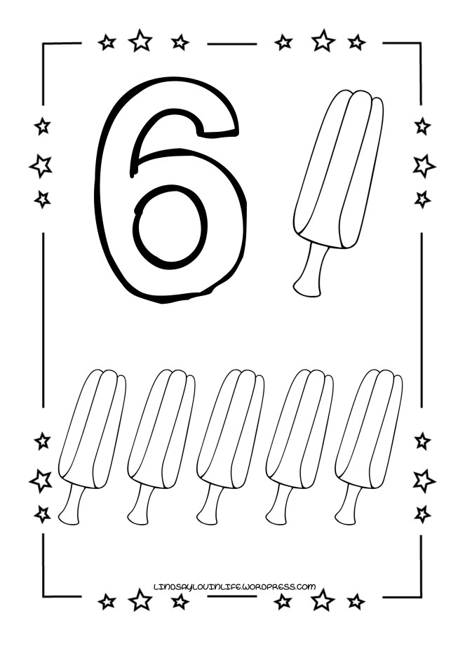 coloring page for 6 6 numbers coloring pages for kids printable free digits for 6 coloring page 