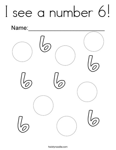 coloring page for 6 free printable number 6 coloring pages sight words games coloring 6 page for 