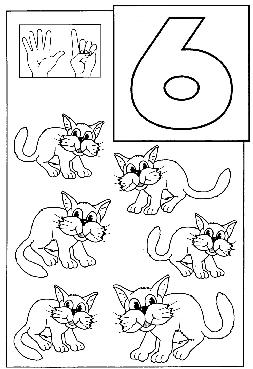 coloring page for 6 number 6 coloring page getcoloringpagescom coloring page 6 for 