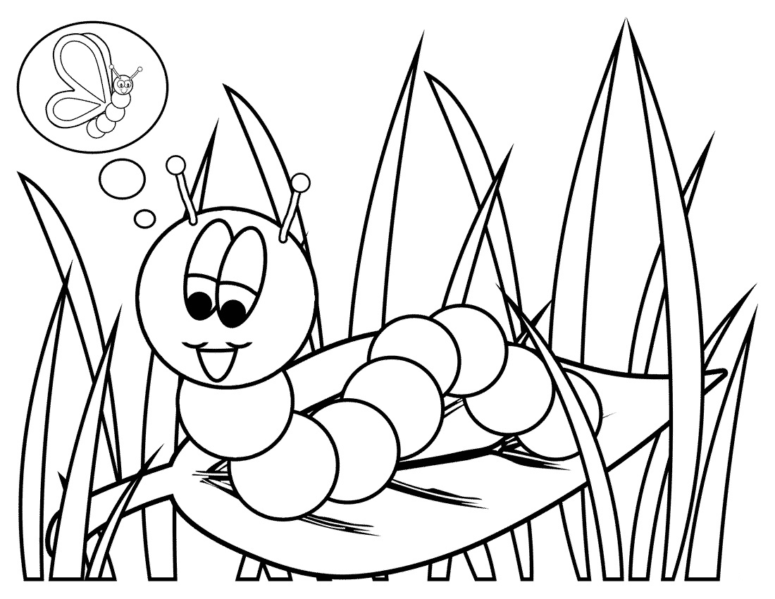 coloring page for kids free printable caterpillar coloring pages for kids page coloring for kids 