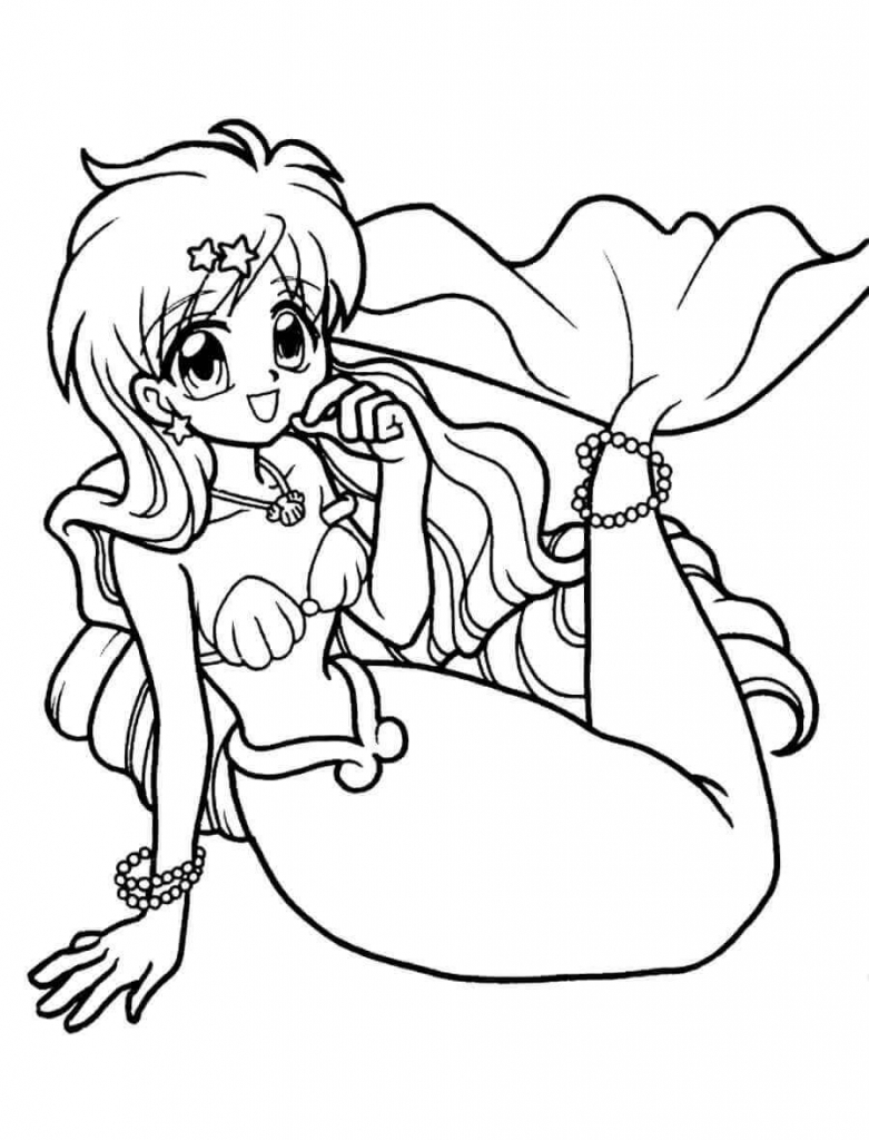coloring page mermaid mermaid coloring page free printable coloring pages mermaid coloring page 
