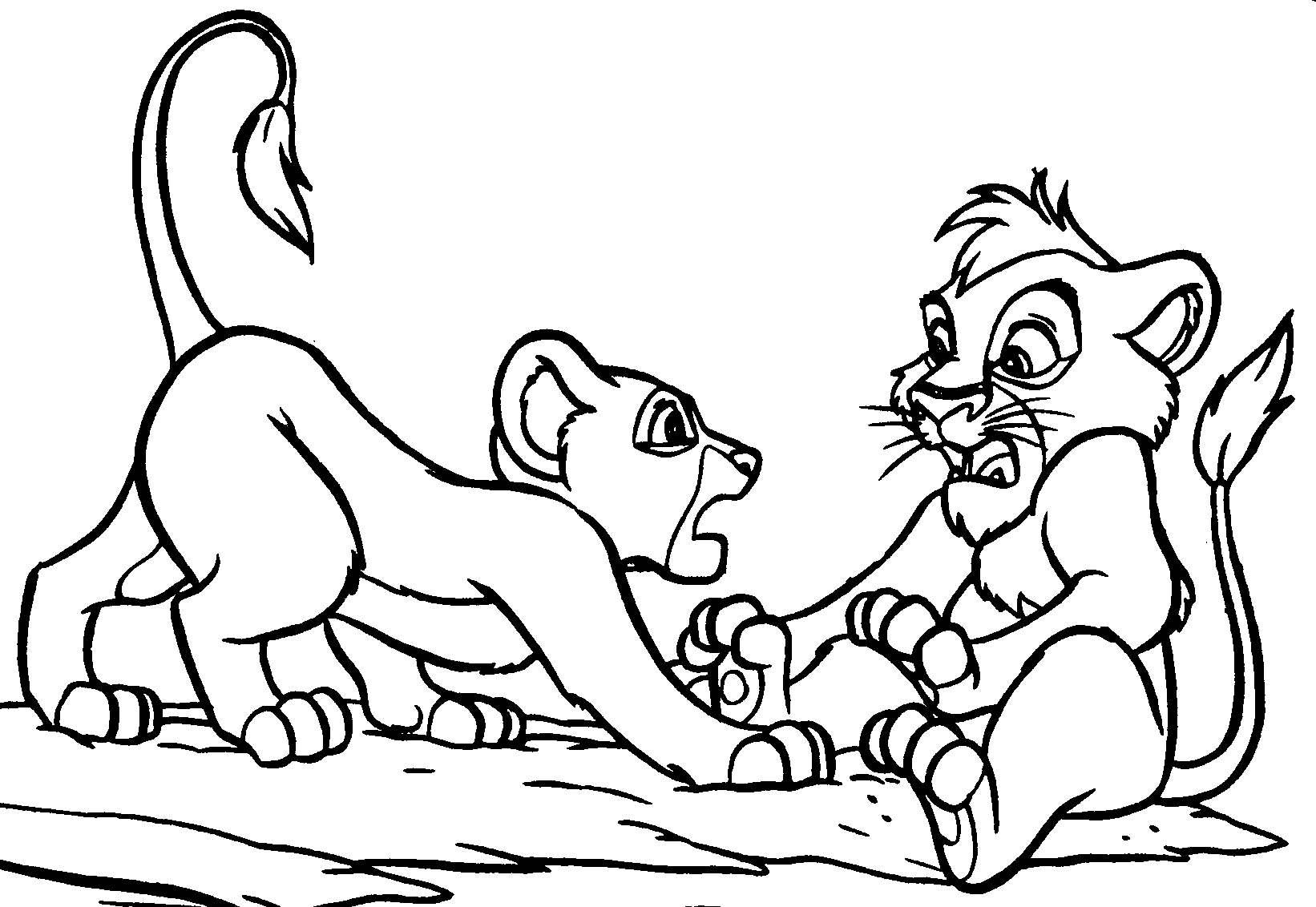 coloring page of a lion lion drawing for kids at getdrawingscom free for page of lion a coloring 