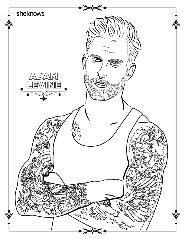 coloring page of a man 32 adult coloring book pages of hollywood39s hottest men man of page coloring a 