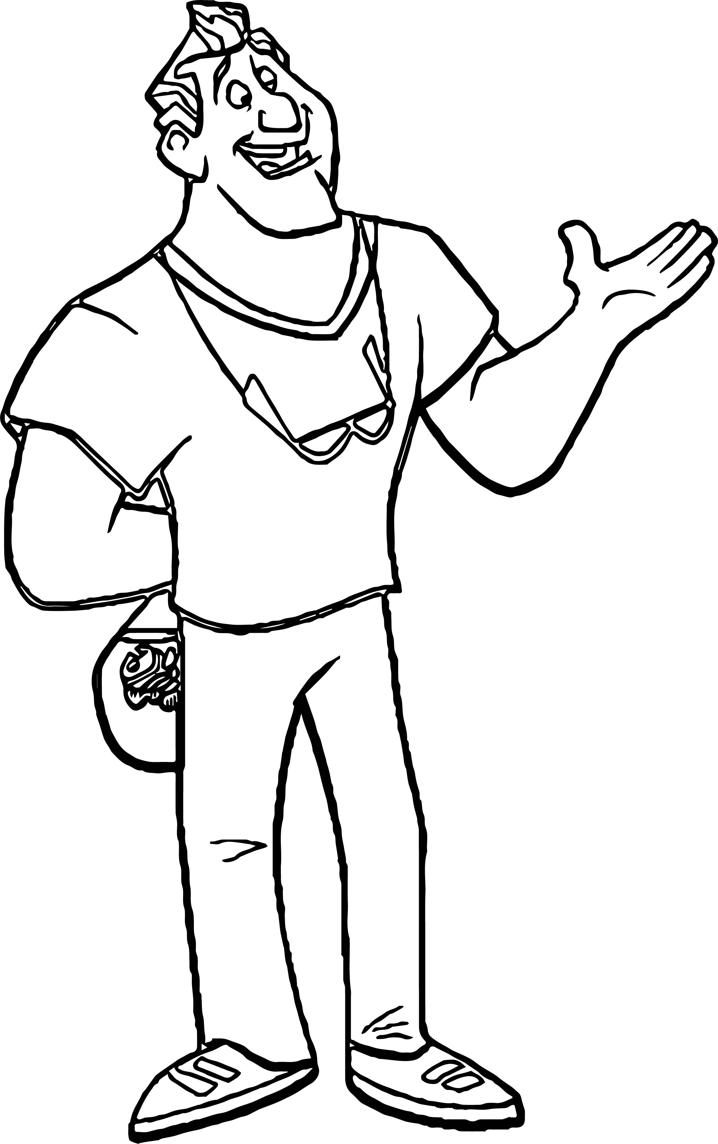 coloring page of a man disney finding nemo man coloring pages wecoloringpagecom coloring of man a page 