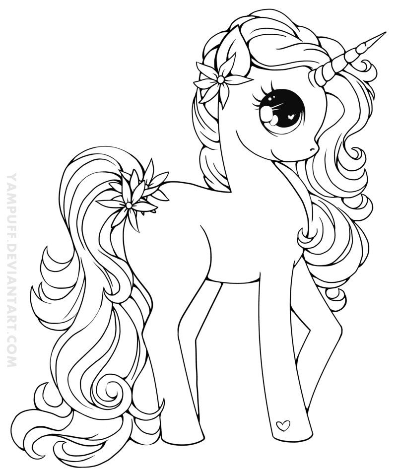 coloring page unicorn zizzle zazzle lineart by yampuffdeviantartcom on coloring unicorn page 