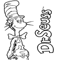 coloring pages cat in the hat the cat in the hat coloring pages surfnetkids the pages coloring in hat cat 