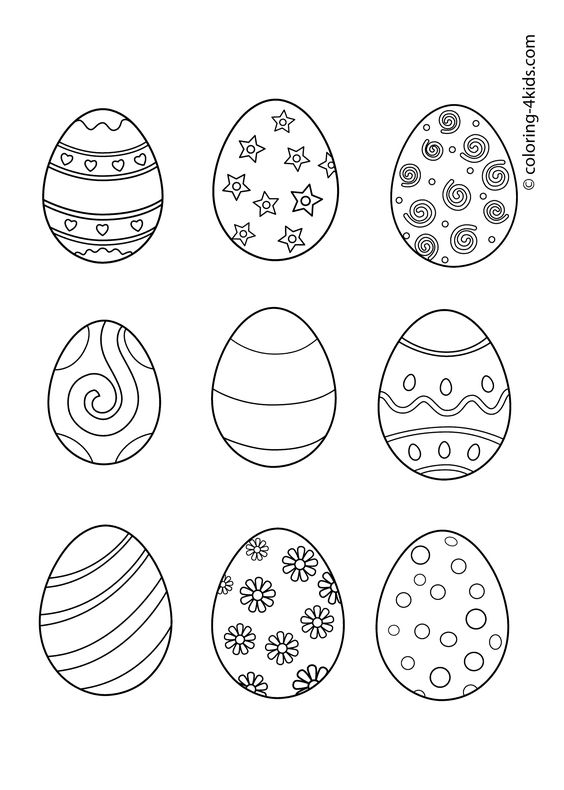 coloring pages easter eggs to decorate 4 easter eggs to decorate coloring page print color fun to easter pages coloring eggs decorate 