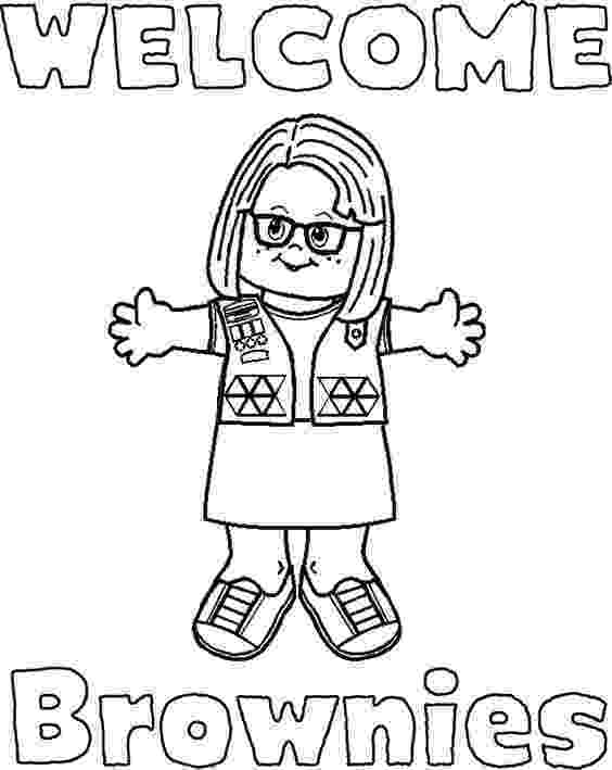 coloring pages for girl scouts 57 best girl scout brownies images on pinterest brownie scouts girl pages for coloring 