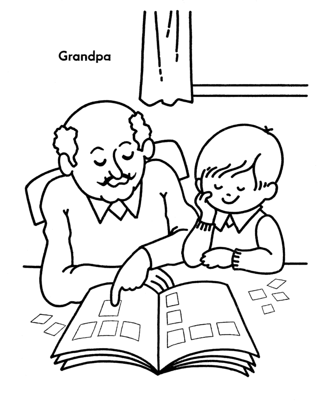 coloring pages for grandpa grandparents day coloring page happy grandparents day coloring for grandpa pages 
