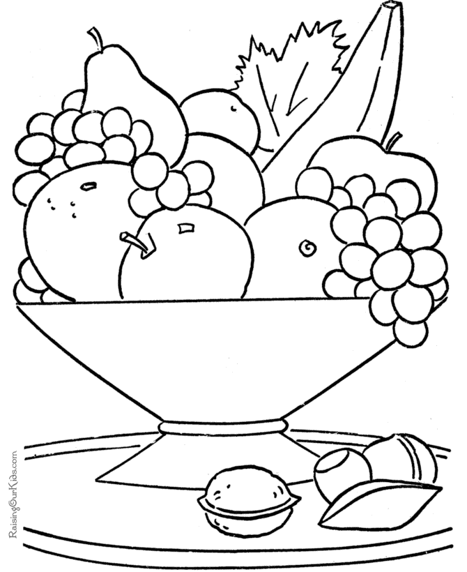 coloring pages fruit free summer fruits coloring page pdf for toddlers coloring pages fruit 