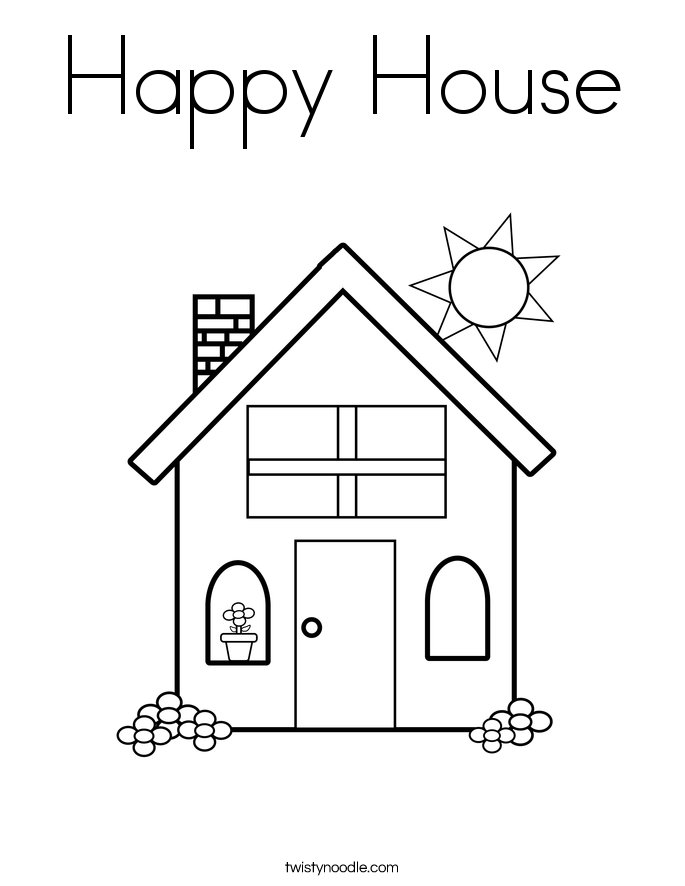 coloring pages house free printable house coloring pages for kids house pages coloring 