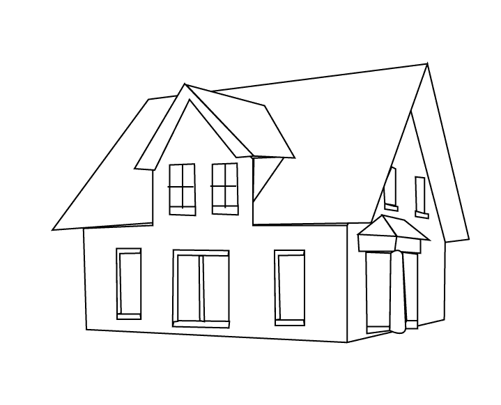 coloring pages house house coloring pages getcoloringpagescom coloring pages house 