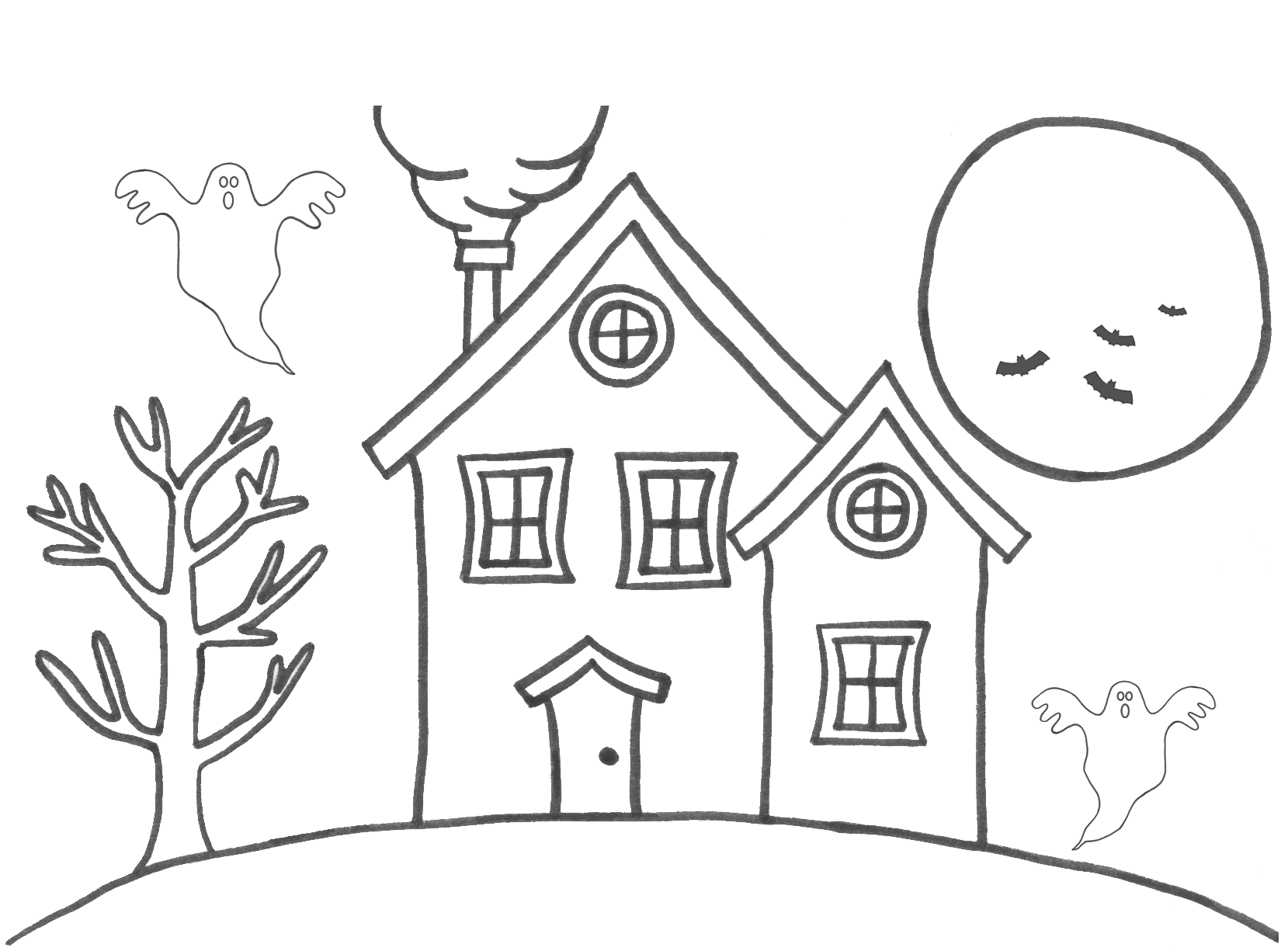 coloring pages house printable haunted house coloring pages for kids cool2bkids coloring pages house 