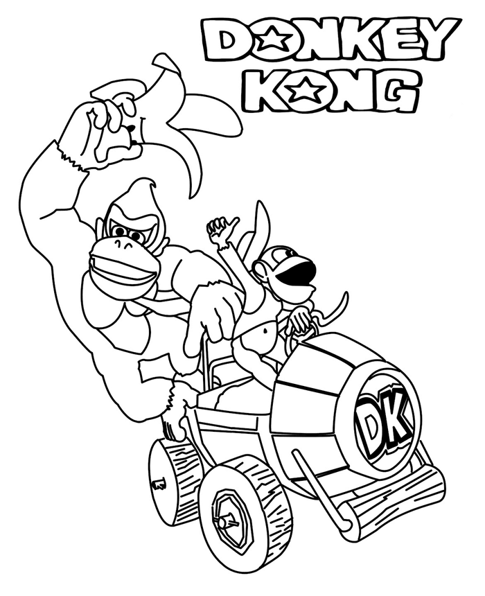 coloring pages mario kart favour in fun mario kart colouring pages kart pages coloring mario 