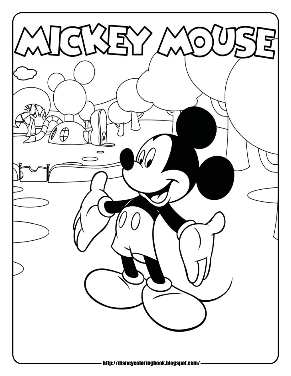 coloring pages mickey mouse clubhouse disney coloring pages and sheets for kids mickey mouse pages coloring mouse clubhouse mickey 