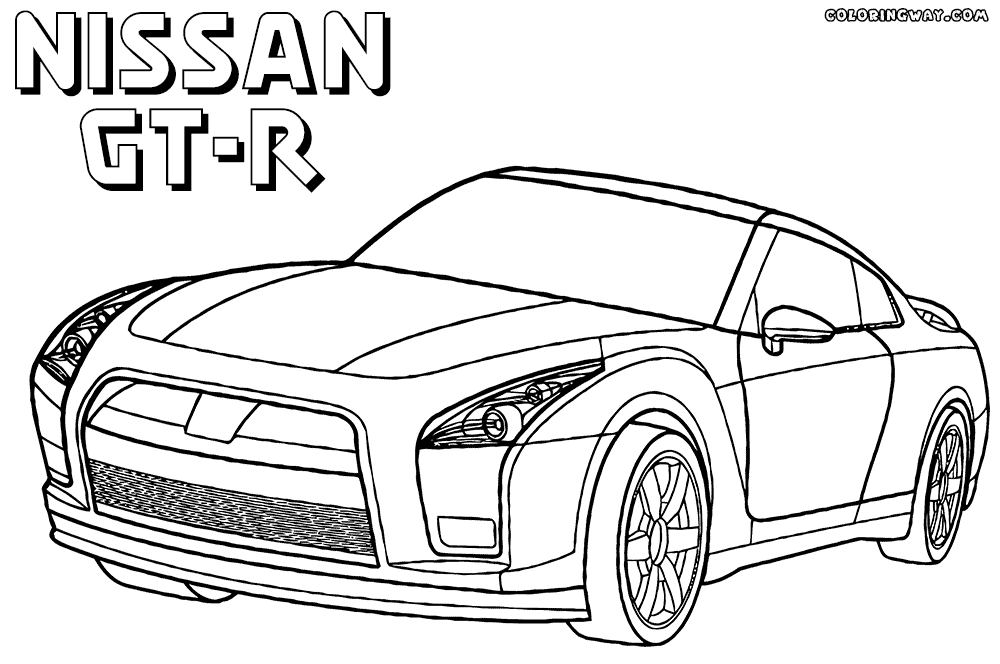 coloring pages nissan gtr nissan gt r coloring page free printable coloring pages nissan gtr coloring pages 