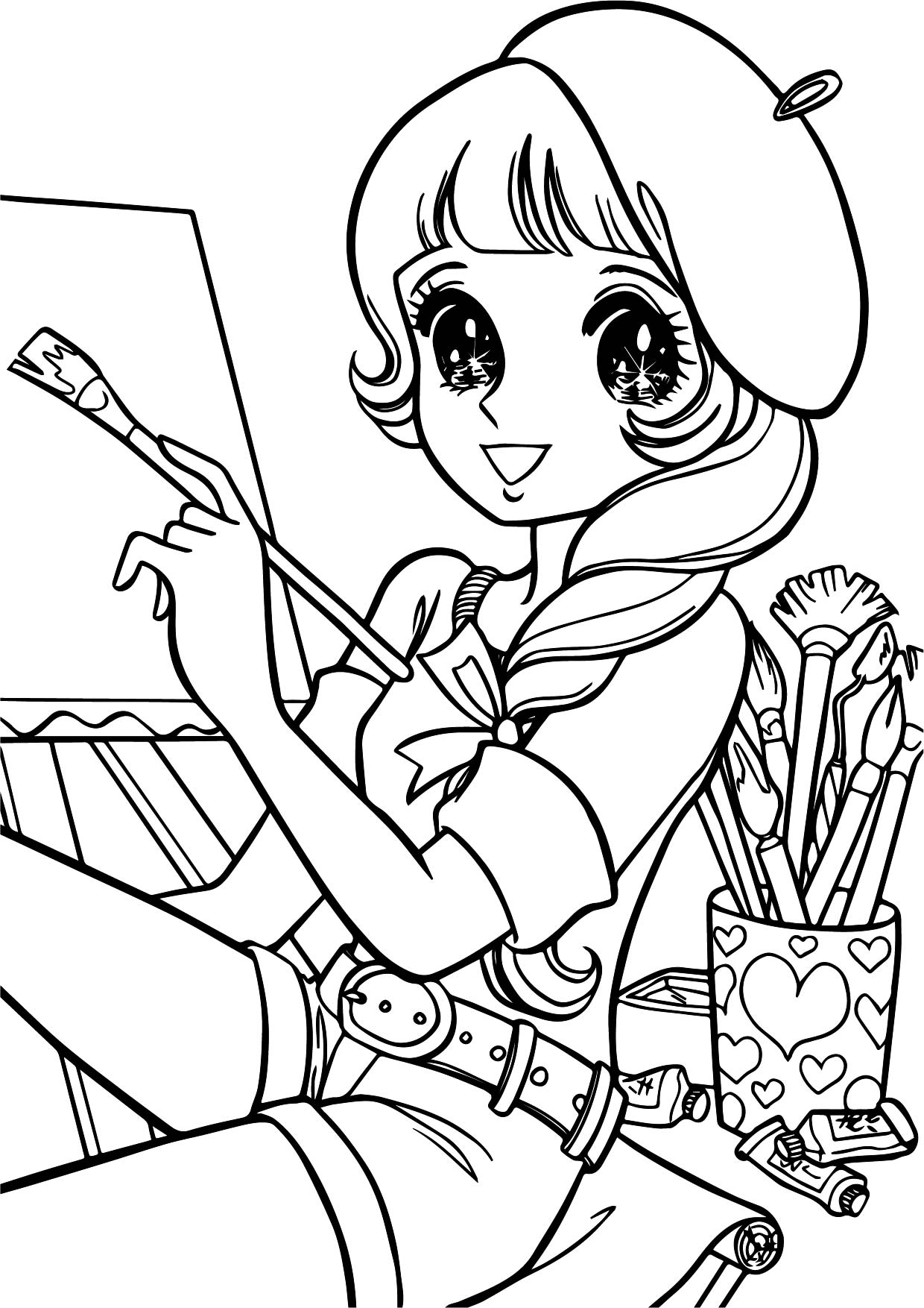 coloring pages of a girl cute girl coloring pages to download and print for free coloring pages girl a of 