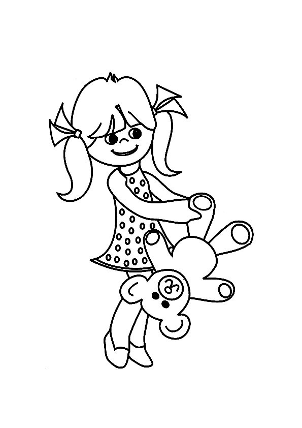 coloring pages of a girl pictures of a little girl clipartsco pages coloring of girl a 