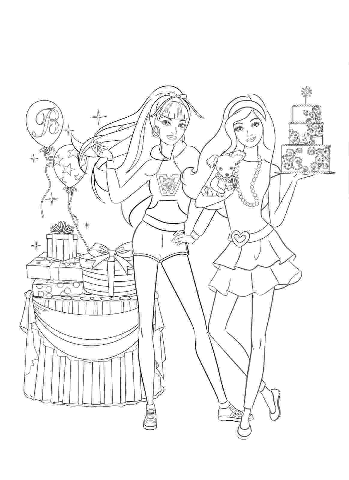 coloring pages of barbie barbie coloring pages of barbie coloring pages 