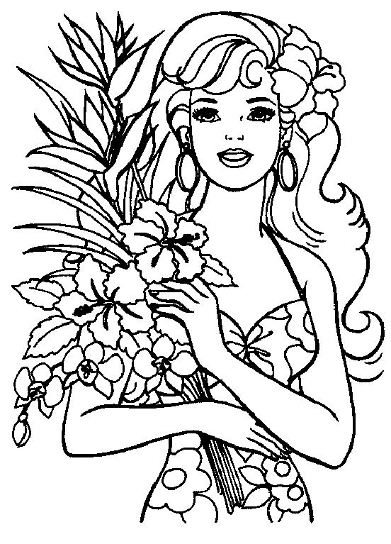 coloring pages of barbie erfeidine barbie coloring pages for girls barbie of coloring pages 