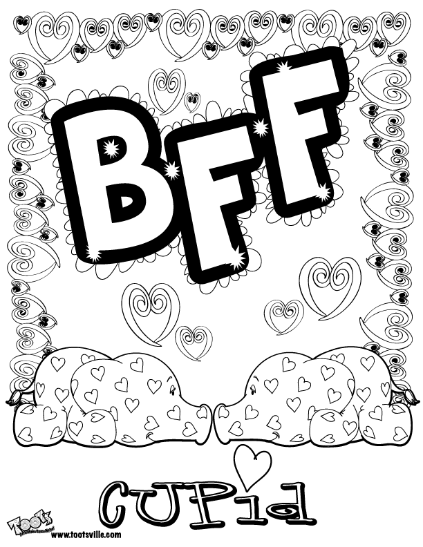 coloring pages of bffs bff coloring pages to download and print for free pages coloring bffs of 