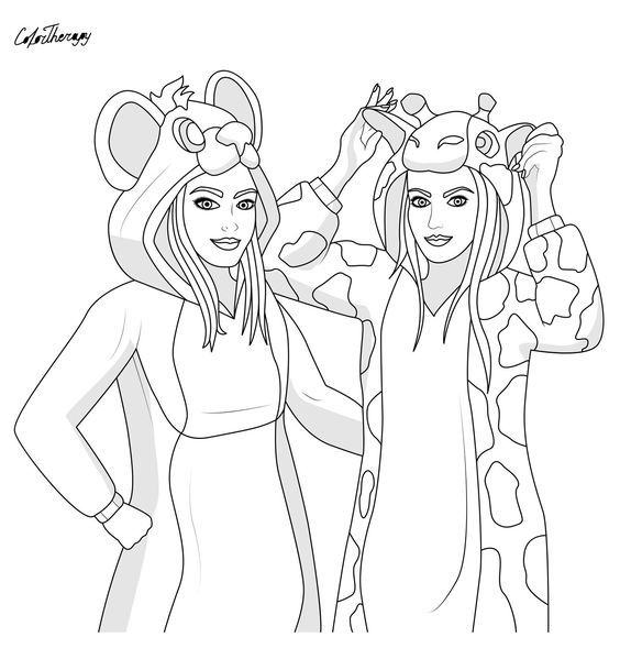 coloring pages of bffs jesper soelberg lego wear friends illustrations bffs coloring of pages 