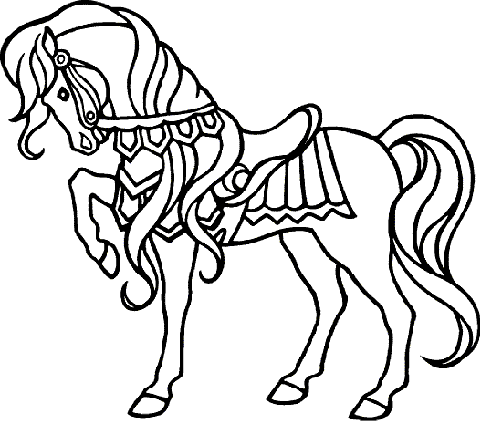 coloring pages of horses to print cartoon horse coloring pages cartoon coloring pages of horses coloring print to pages 