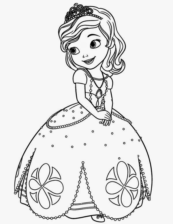 coloring pages of princess sofia princess sofia the first picture coloring page netart of coloring sofia pages princess 