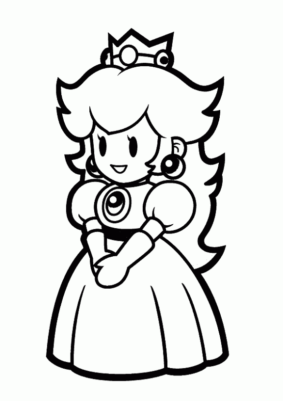 coloring pages princess peach coloring fun princess peach pages peach princess coloring 