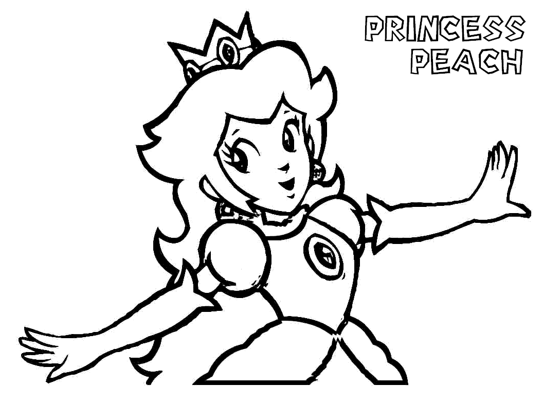 coloring pages princess peach coloring pages princess peach game pages coloring peach princess 