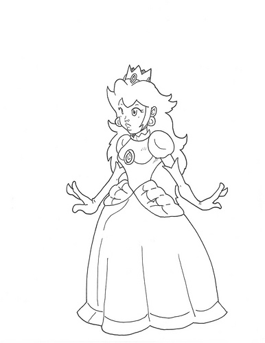 coloring pages princess peach coloring pages princess peach game peach princess pages coloring 