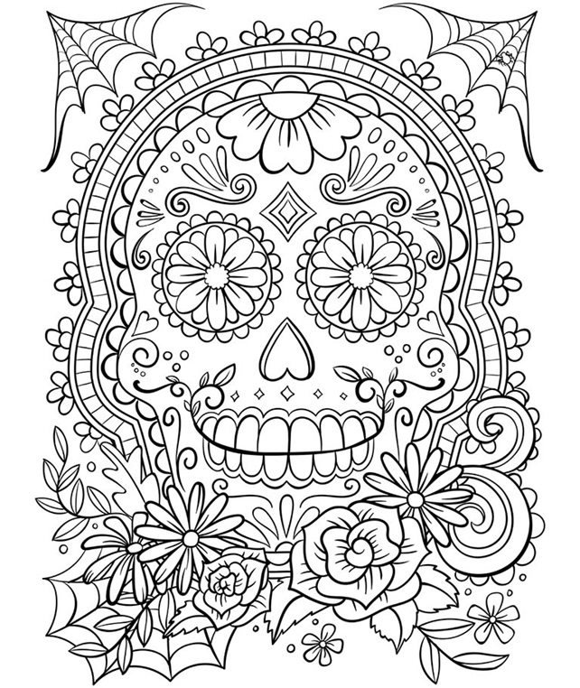 coloring pages skull yucca flats nm october 2012 pages coloring skull 