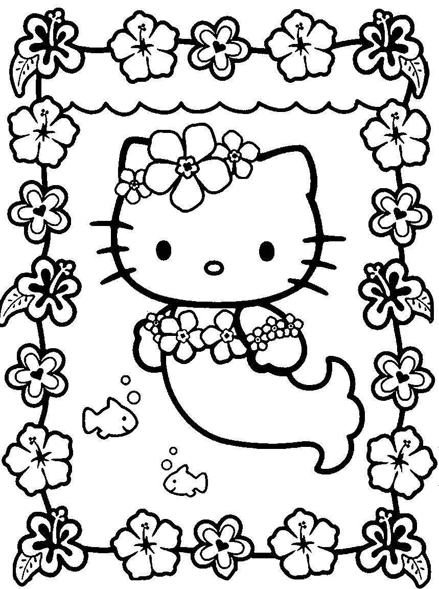 coloring pages to print of hello kitty free printable hello kitty coloring pages for pages pages of coloring kitty to print hello 