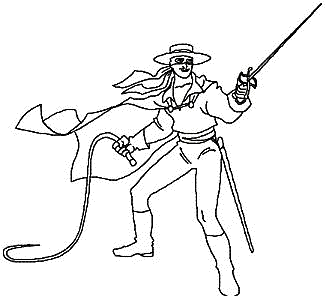 coloring pages zorro zorro coloring page animals town animals color sheet coloring zorro pages 