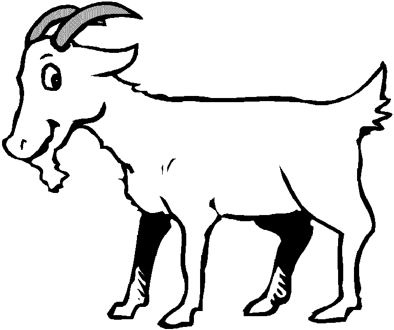 coloring picture of a goat free printable goat coloring pages for kids picture coloring of a goat 