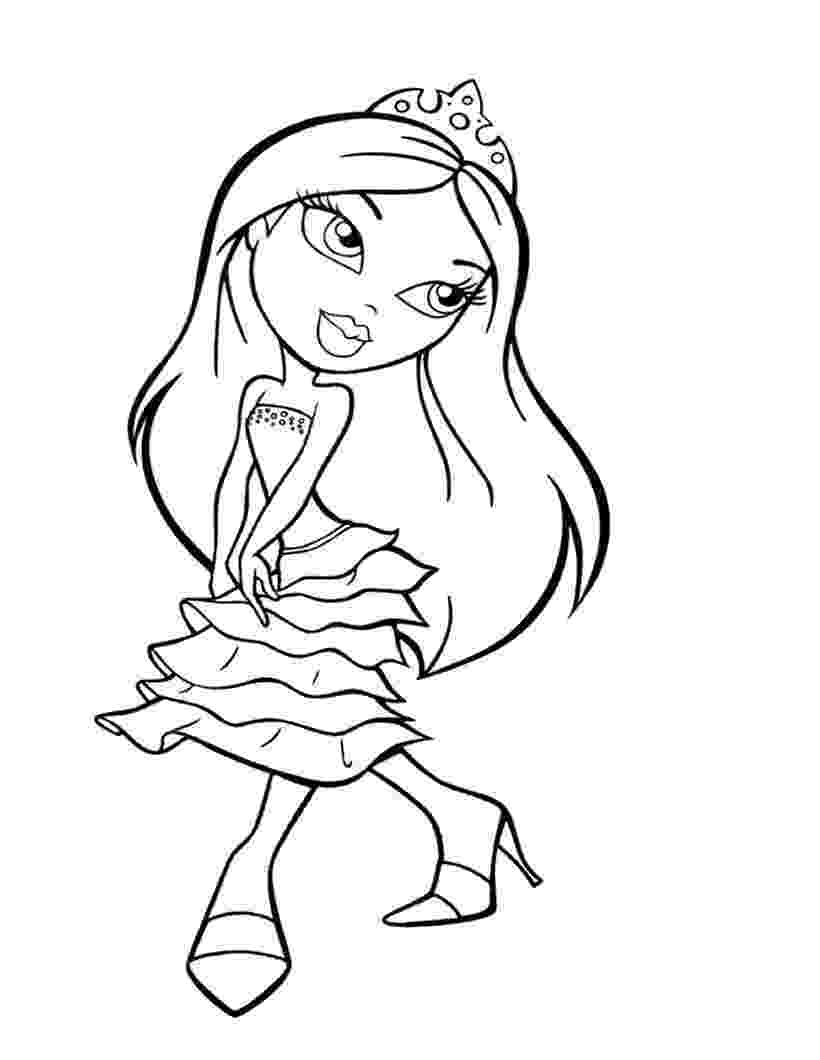 coloring picture of girl groovy girls coloring pages free for kids picture of coloring girl 