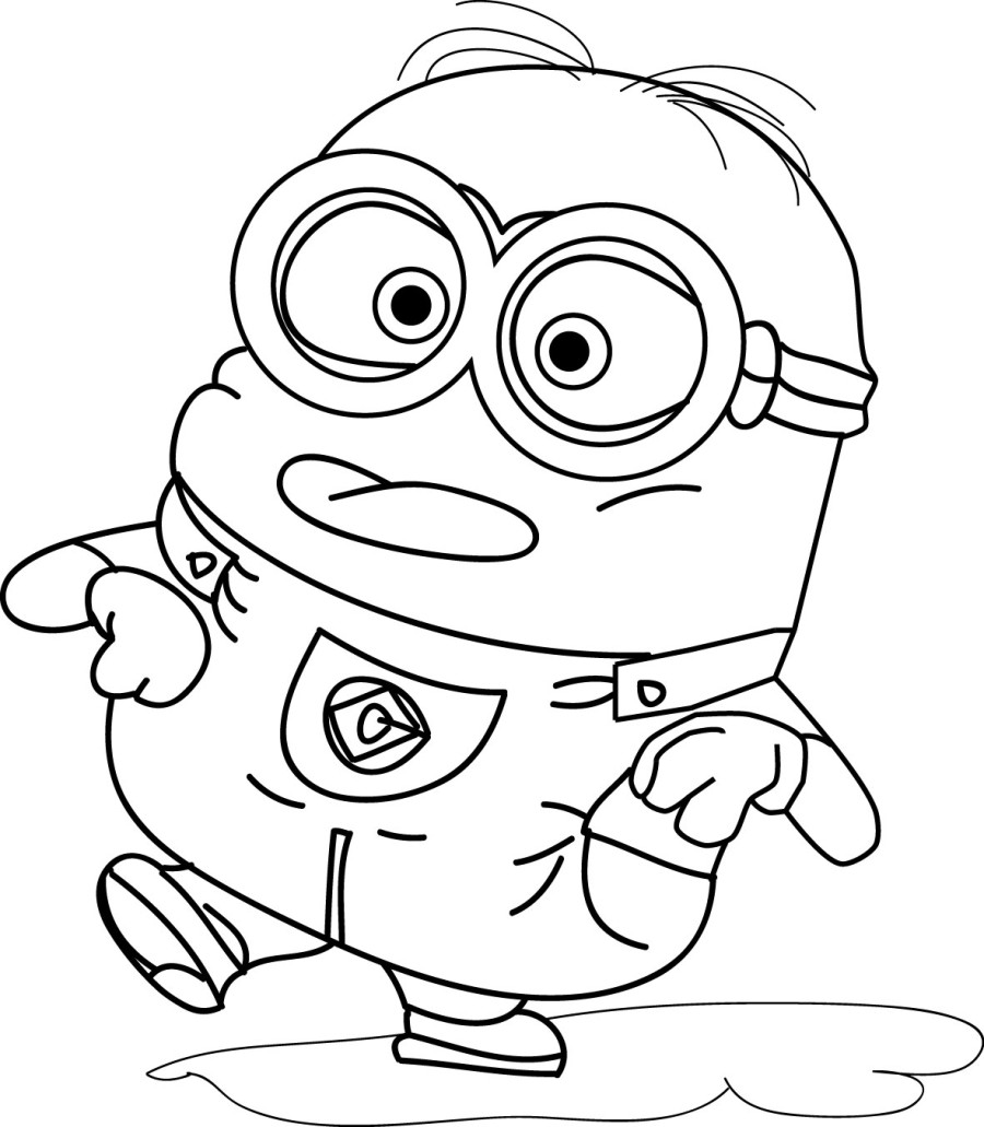 coloring pictures of minions minion coloring pages best coloring pages for kids of coloring minions pictures 1 1