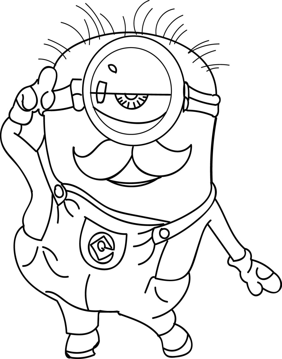 coloring pictures of minions minion coloring pages best coloring pages for kids pictures coloring minions of 1 1