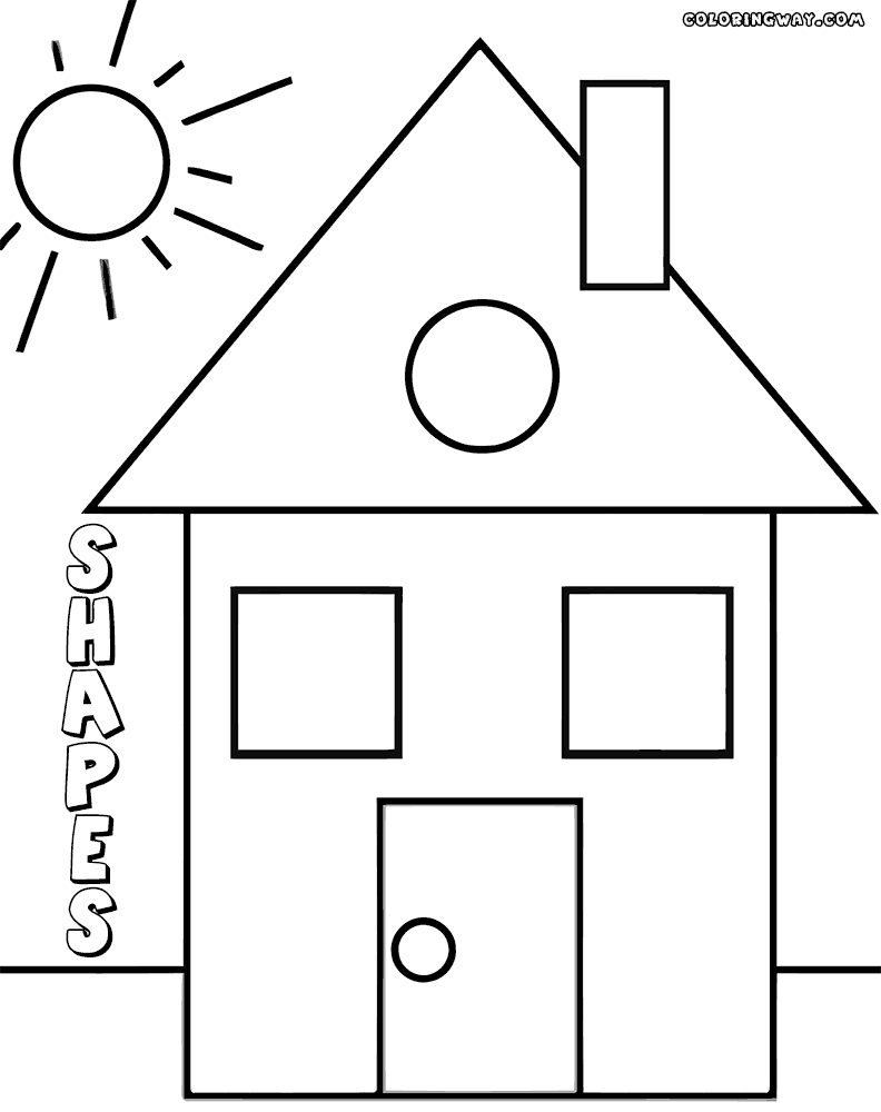 coloring sheet with shapes simple shape bingo 6 coloring page crayolacom coloring with sheet shapes 
