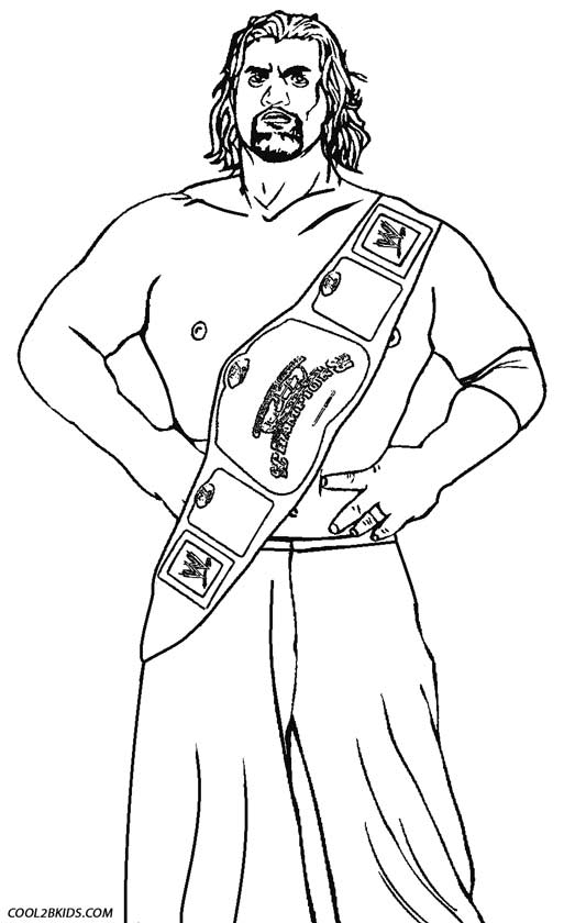 coloring wwe printable wrestling coloring pages for kids cool2bkids coloring wwe 