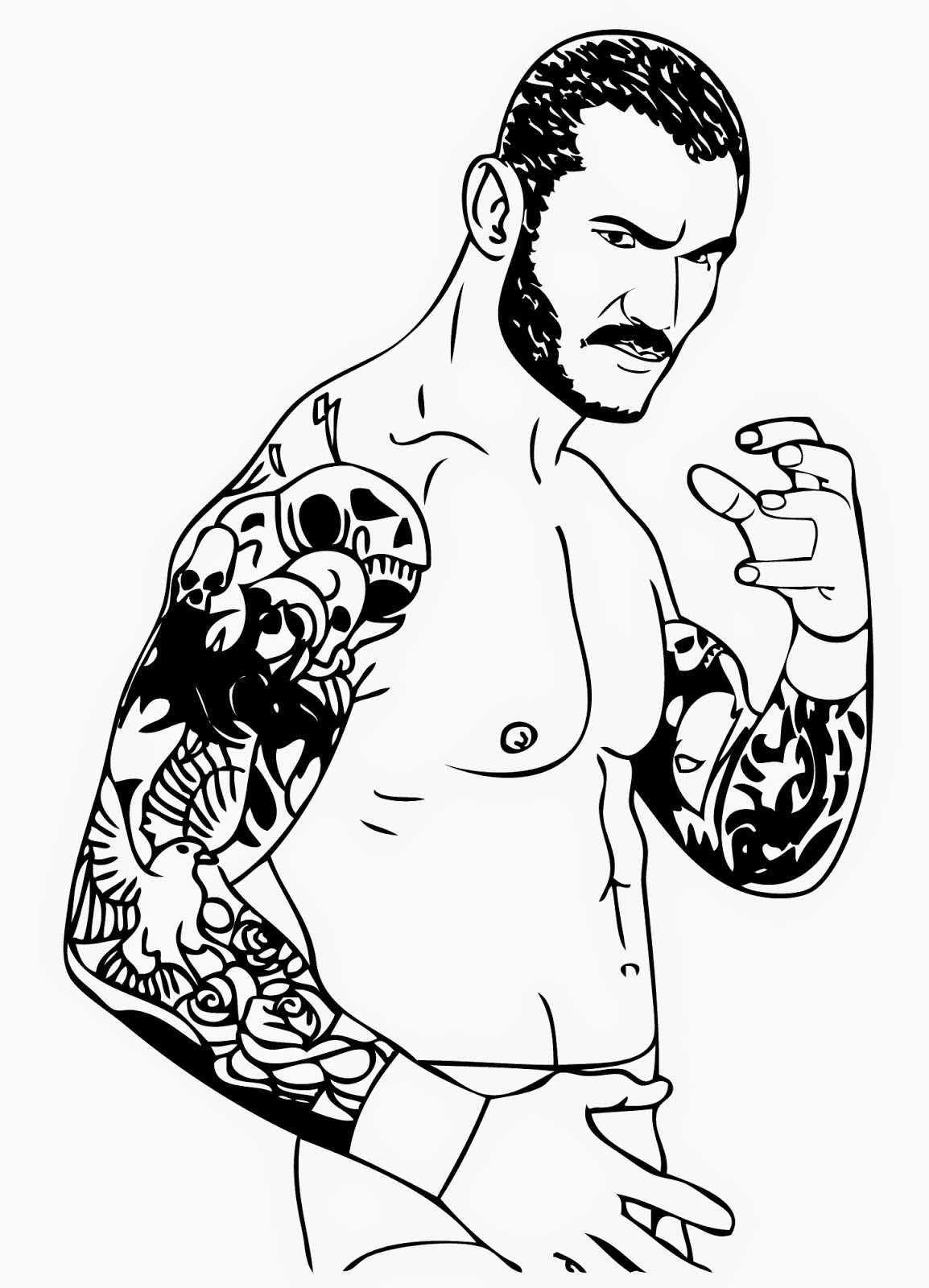 coloring wwe the best free wwe drawing images download from 614 free coloring wwe 