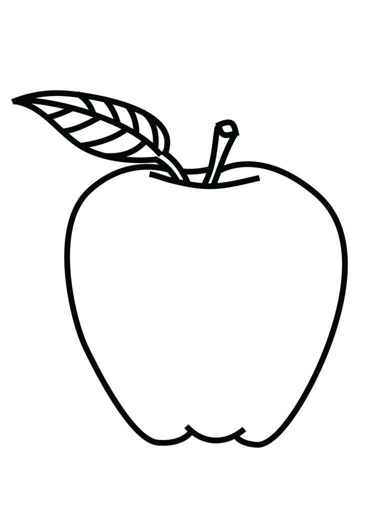 colouring images of apple line drawing of apple at getdrawingscom free for images of apple colouring 